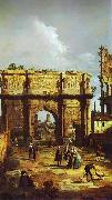 Bernardo Bellotto Arch of Constantine oil painting reproduction
